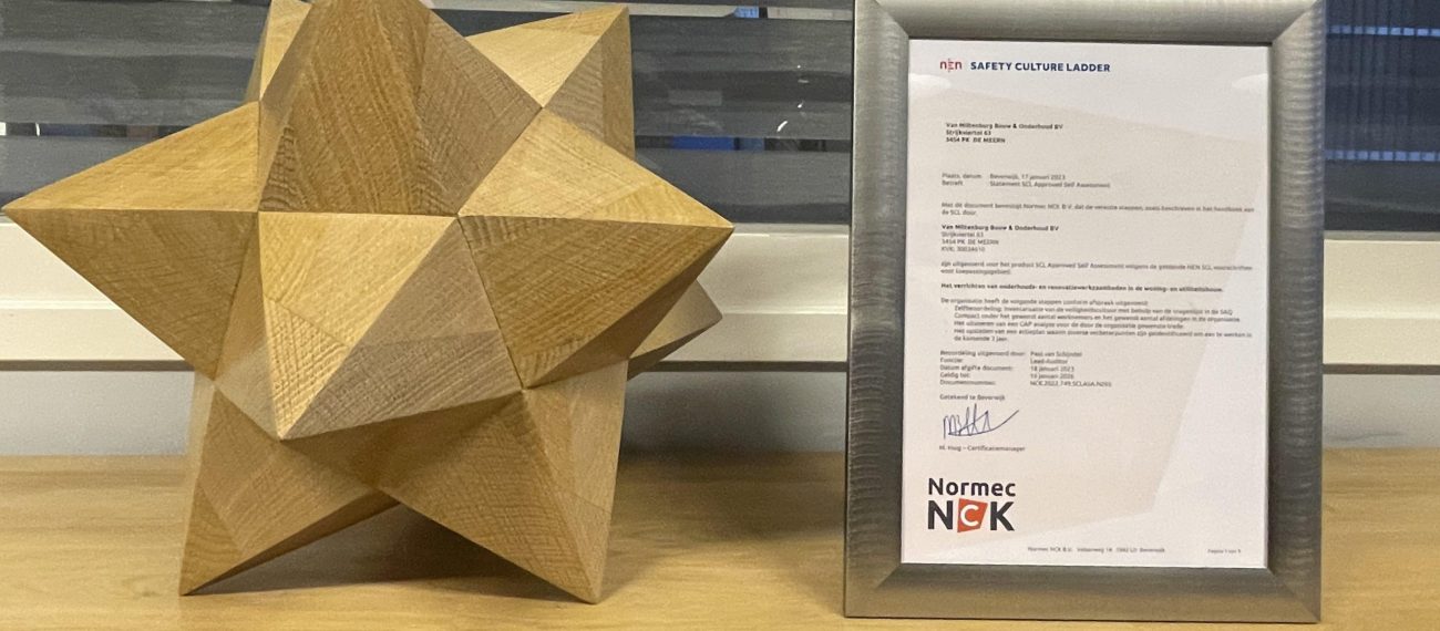 VM Safety Culture Ladder certificaat 2