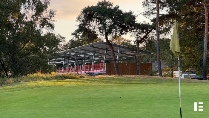Gloednieuwe driving range Golfbaan De Herkenbosche